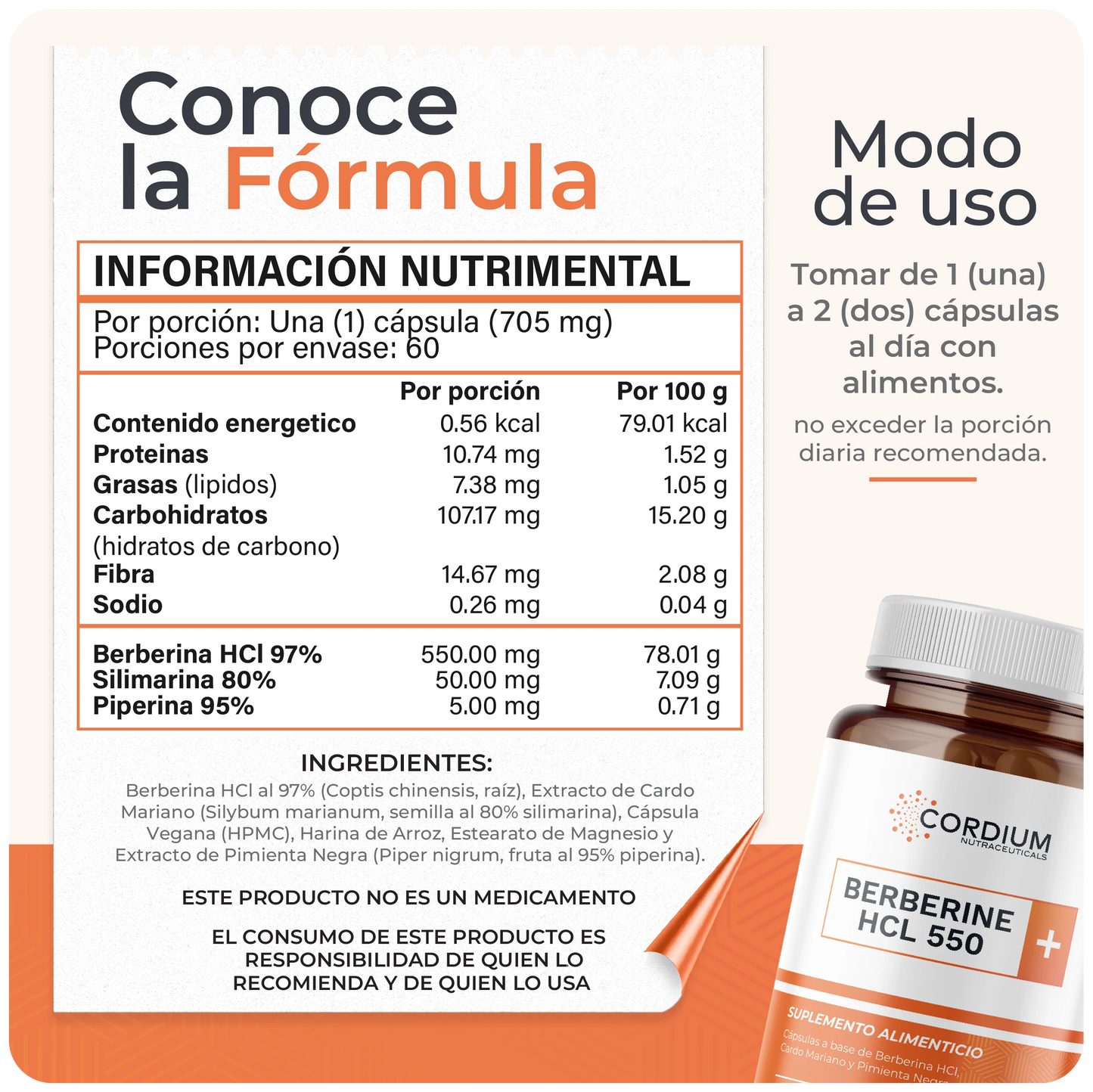 BERBERINE HCL 550