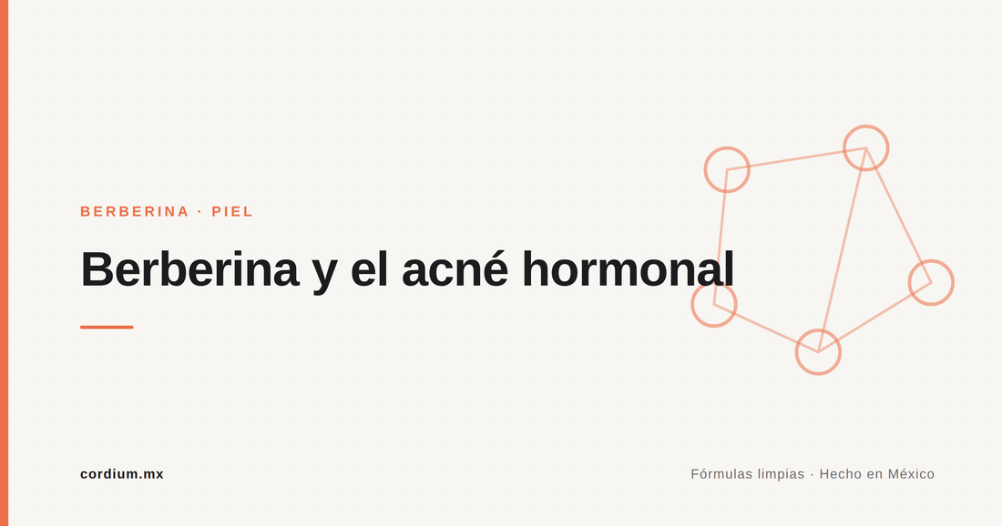 Berberina y el acné hormonal: la conexión con la insulina