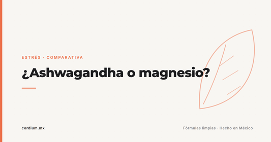 ¿Ashwagandha o magnesio (o L-teanina) para el estrés? La comparativa honesta