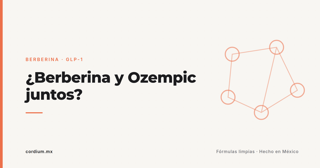 ¿Berberina y Ozempic juntos? Lo que se sabe (y lo que nadie ha estudiado)