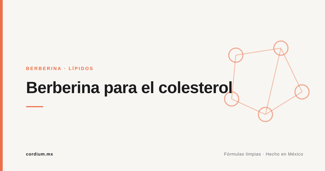 Berberina para el colesterol