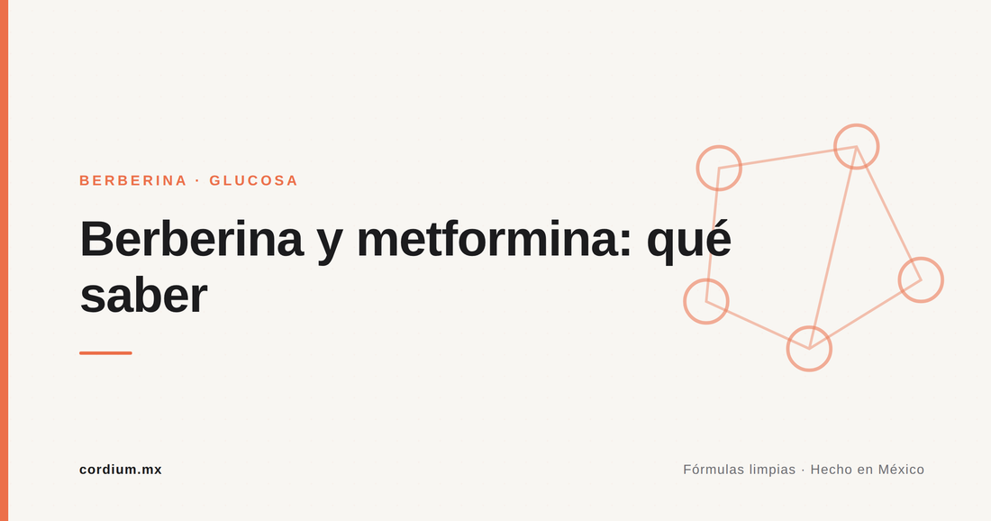 Berberina y metformina