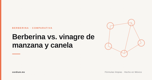 Berberina vs. vinagre de manzana (y canela): ¿cuál controla mejor el azúcar?