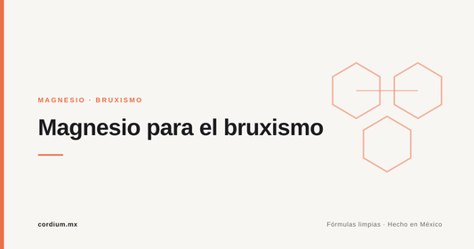 Magnesio para el bruxismo: ¿puede ayudarte a dejar de rechinar los dientes?