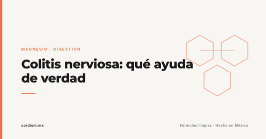 Colitis nerviosa: qué ayuda de verdad — y el papel honesto del magnesio
