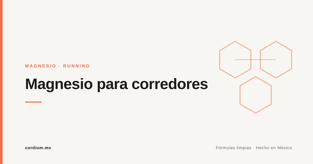 Magnesio para corredores: calambres, tiradas largas y recuperación
