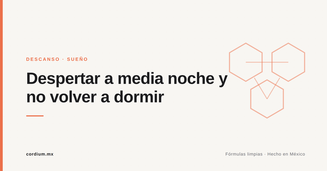 Despertar a media noche y no volver a dormir — Cordium