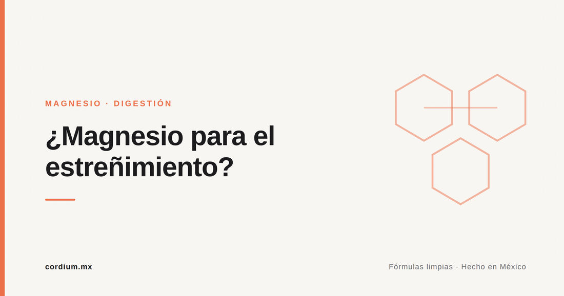 ¿El magnesio sirve para el estreñimiento? (y por qué tu bisglicinato NO es laxante)