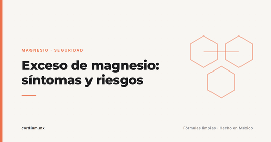 Exceso de magnesio: síntomas, riesgos reales y quién debe tener cuidado