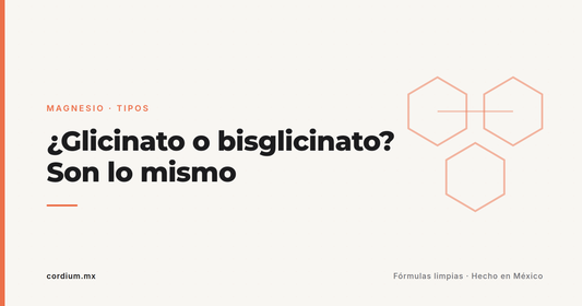 ¿Glicinato o bisglicinato de magnesio? Spoiler: son lo mismo