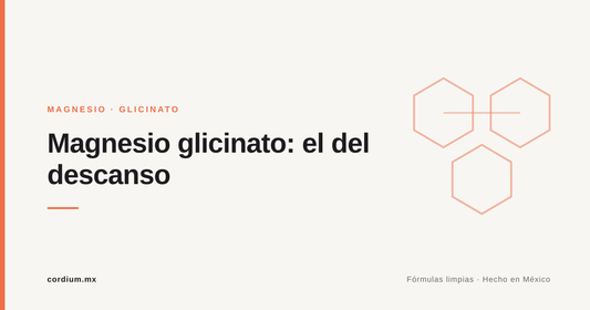 Magnesio glicinato: para qué sirve y por qué le dicen "el del sueño"