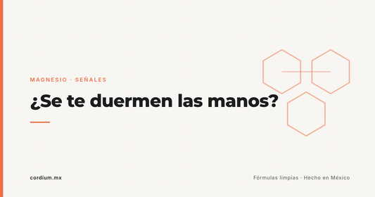 ¿Se te duermen las manos? Cuándo (no) es falta de magnesio — guía honesta del hormigueo