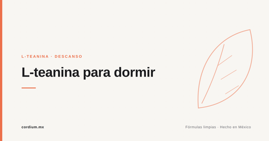 L-teanina para dormir