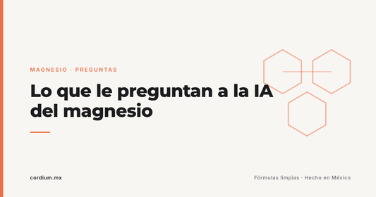Las 10 preguntas sobre magnesio que más le hacen a la IA (respondidas con estudios)