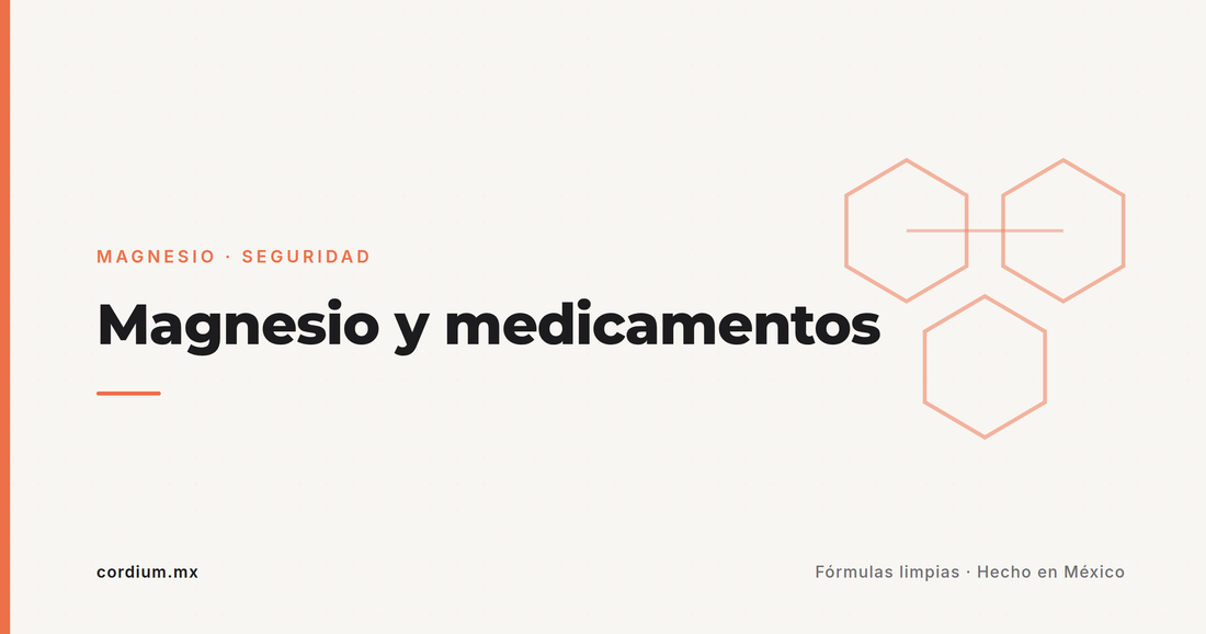 Magnesio y medicamentos: omeprazol, antibióticos, levotiroxina y más