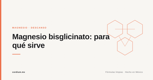 Magnesio bisglicinato: para qué sirve — Cordium
