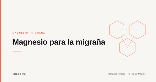 Magnesio para la migraña