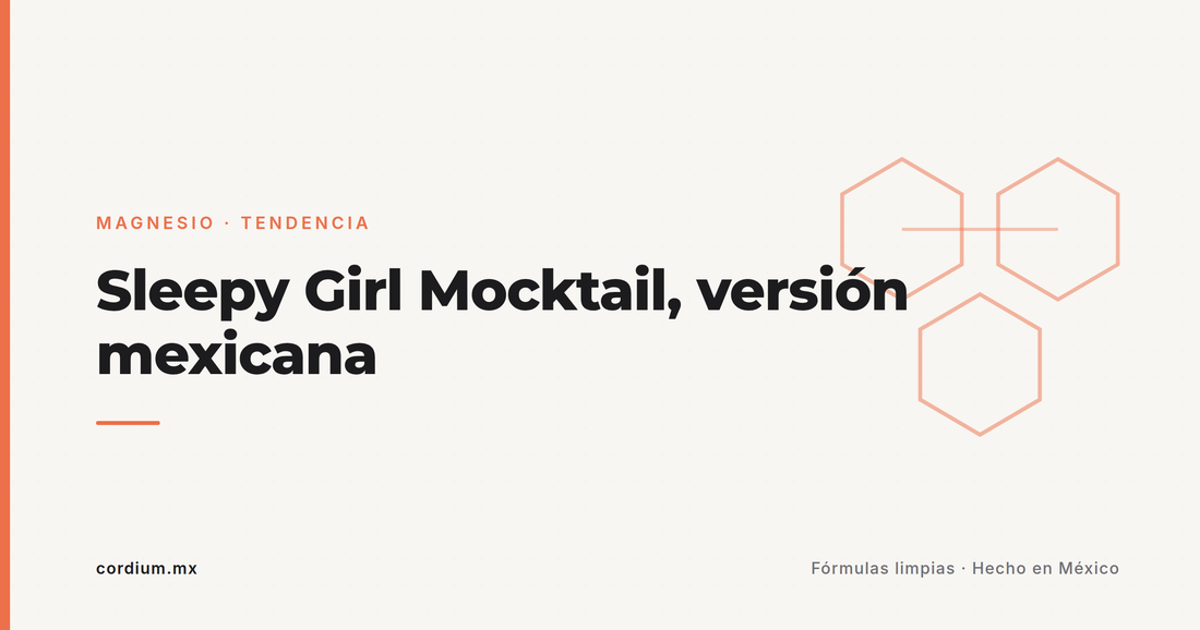 Sleepy Girl Mocktail: la receta viral para dormir, en versión mexicana (y con honestidad)