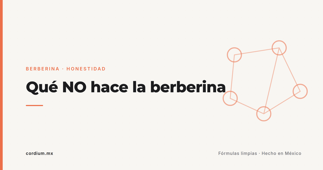 Qué NO hace la berberina: 7 expectativas falsas que ves en TikTok