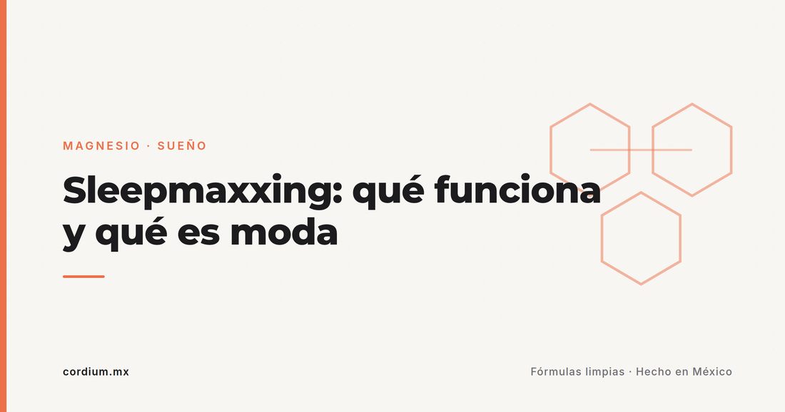 Sleepmaxxing: qué funciona, qué es moda y dónde entra el magnesio