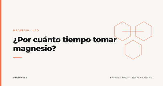 ¿Por cuánto tiempo tomar magnesio? ¿Hay que "descansar"?