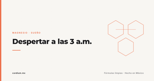¿Por qué me despierto a las 3 de la mañana (a veces con el corazón acelerado)?