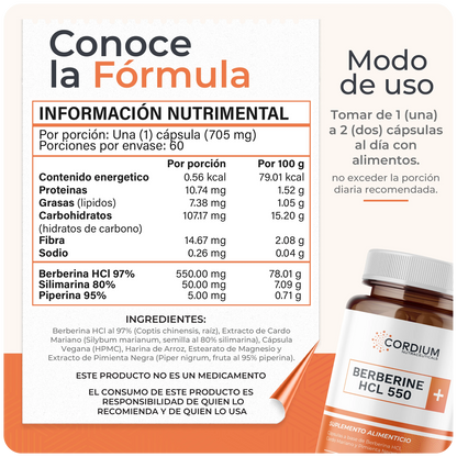 BERBERINE HCL 550